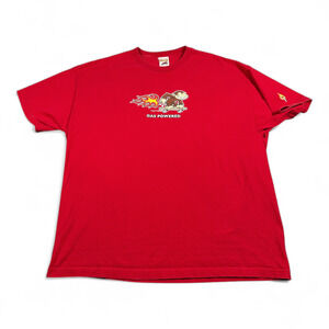 Vintage To The Edge Shirt Adult 2XL Red Gas Powered Monkey Skater Prime Cut Y2K